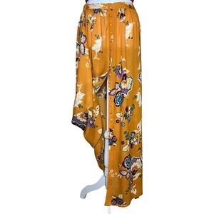 Anthropologie Patrons of Peace Floral Flowy Boho Maxi Skirt Yellow Women’s XS